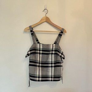 Plaid Club Monaco Camisole